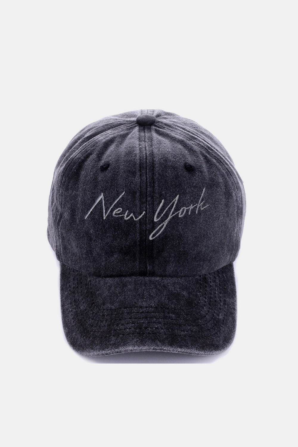 Zenana Washed Embroidered City (LA or New York) Baseball Cap