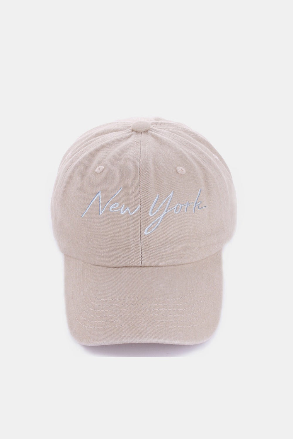 Zenana Washed Embroidered City (LA or New York) Baseball Cap