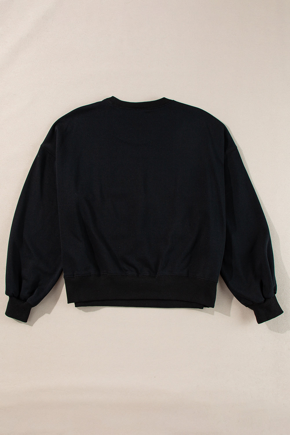 Black or White GAME DAY Graphic Varsity Pullover Sweatshirt