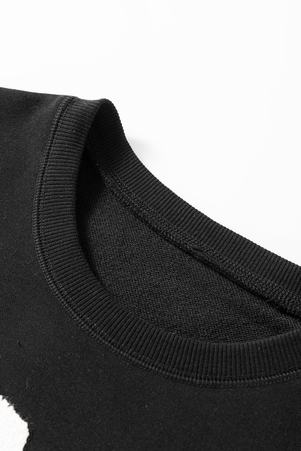 Black or White GAME DAY Graphic Varsity Pullover Sweatshirt