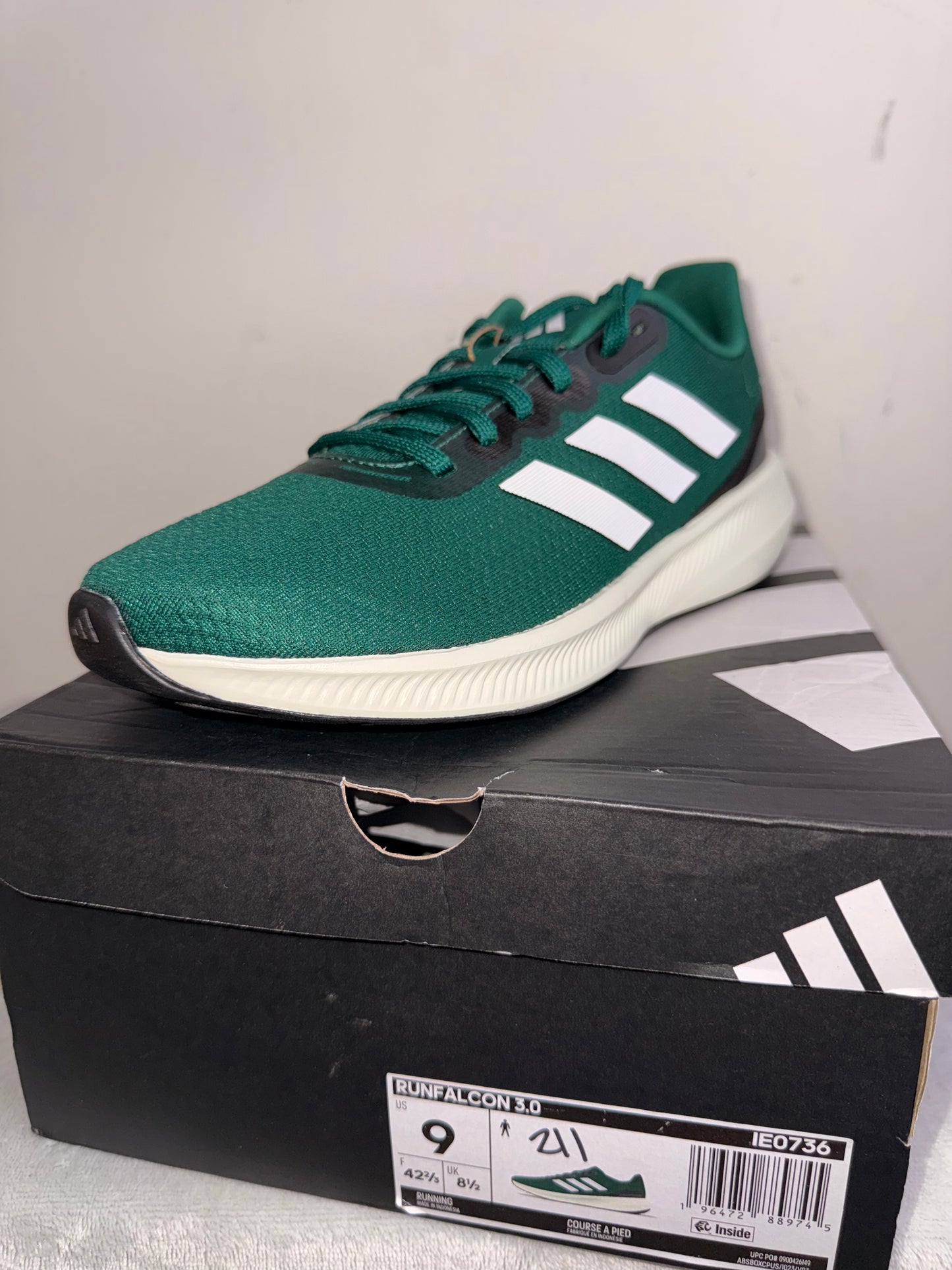 Adidas Runfalcon 3.0 Men’s Sneakers Green/White