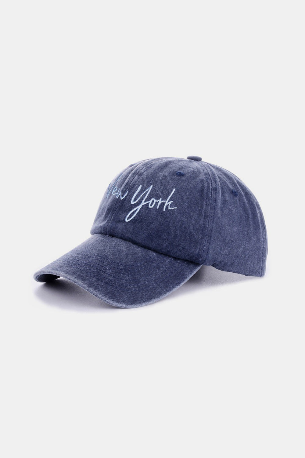 Zenana Washed Embroidered City (LA or New York) Baseball Cap