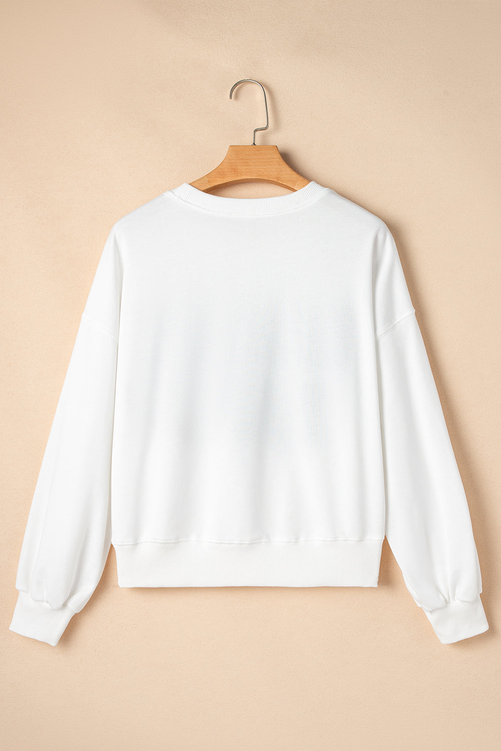 Black or White GAME DAY Graphic Varsity Pullover Sweatshirt
