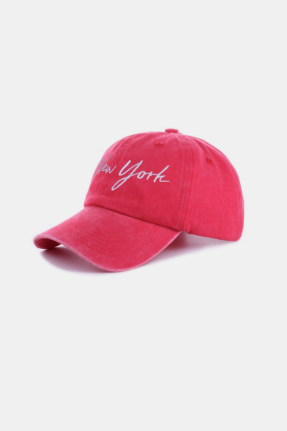 Zenana Washed Embroidered City (LA or New York) Baseball Cap