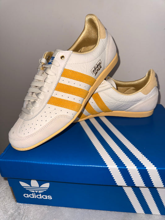 Adidas Japan W Sneakers White Yellow | Size 10 (W) / 42 2/3 New in Box |