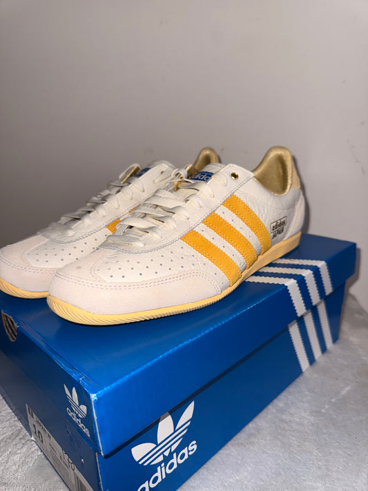 Adidas Japan W Sneakers White Yellow | Size 10 (W) / 42 2/3 New in Box |