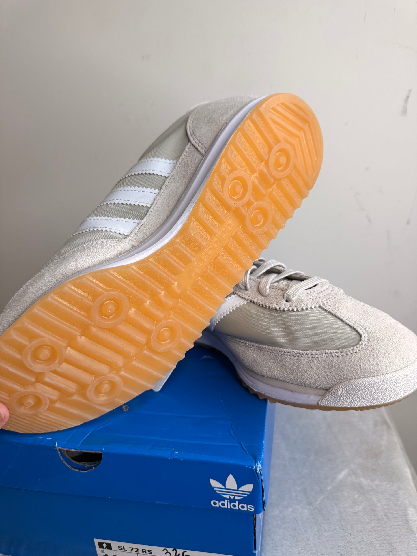 Adidas SL 72 RS Sneakers – Men’s Lightweight – Light Grey & White