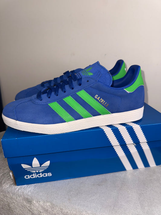 Adidas Gazelle JH5389 Royal Blue / Green - Men’s 8 - New in Box